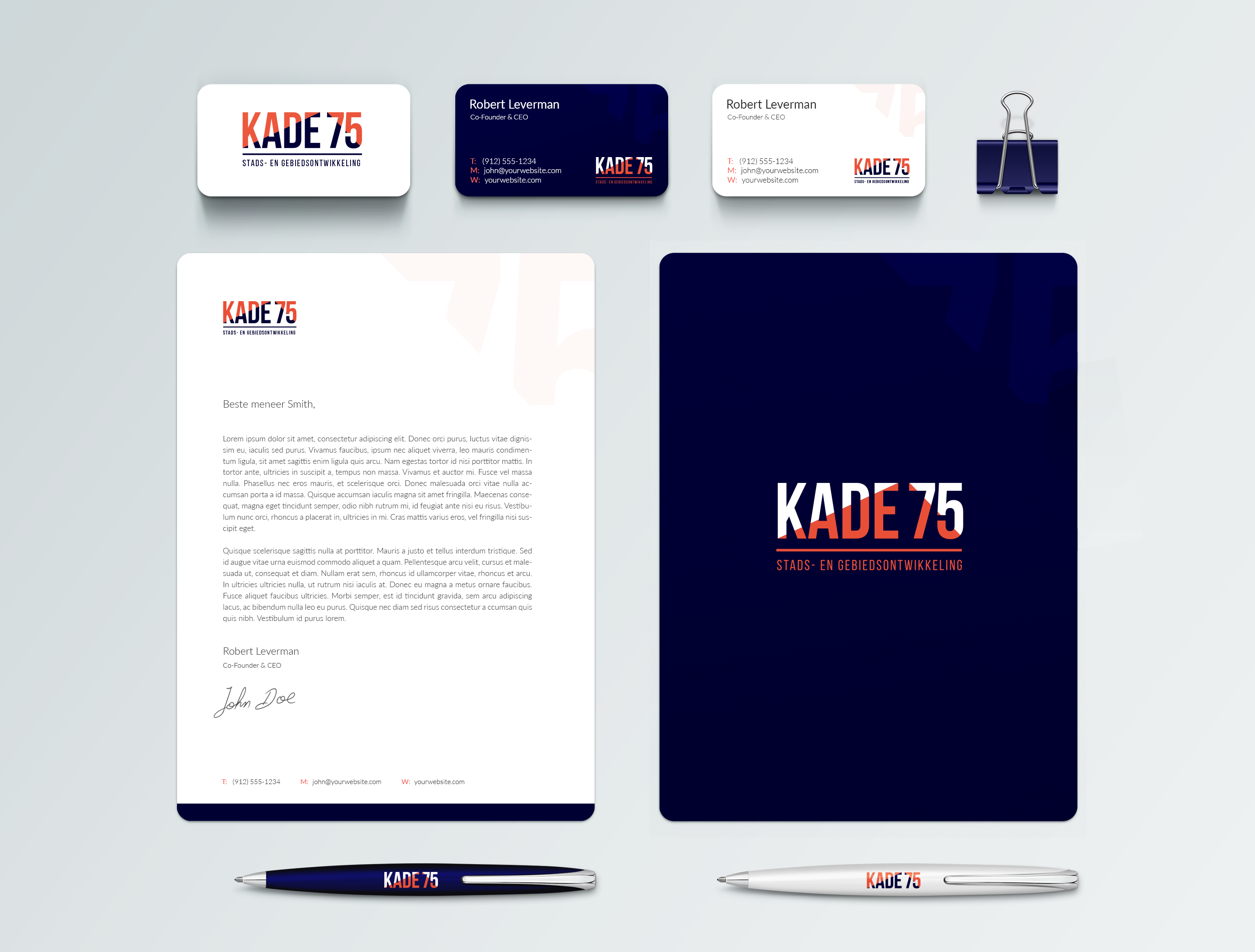 Kade 75 mockup 2.0 Illustraties branding groningen