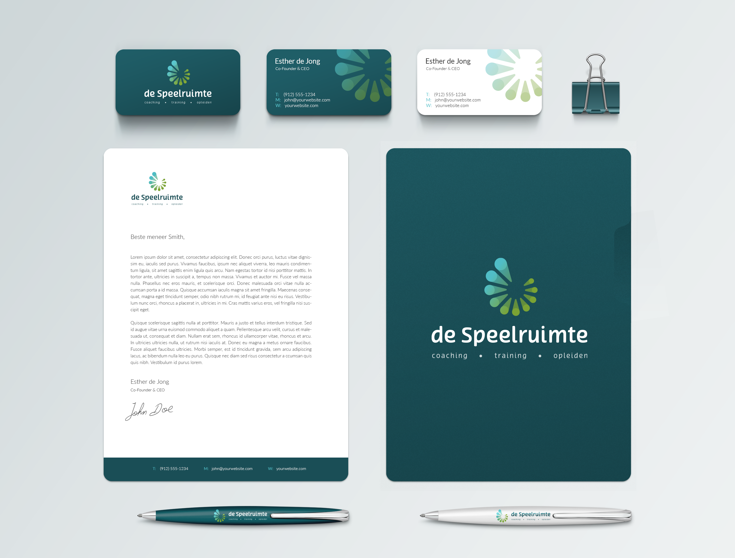 de Speelruimte mockup Illustraties branding groningen